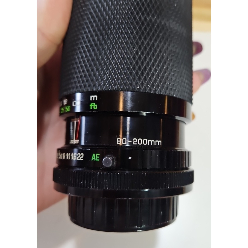 VINTAGE JCPenney 80-200mm f/4.5 Compact Macro Tele-Zoom Lens Canon Bayonet Mount - Picture 8 of 16
